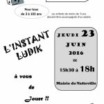 affiche ludik  23 juin