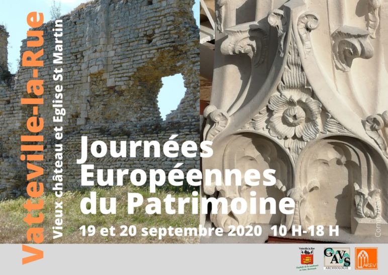 affiche journée patrmoine vatteville la rue