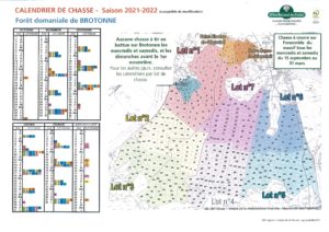 calendrier chasse 2021/2022