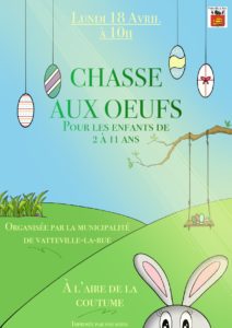 affiche chasse aux oeufs 2022