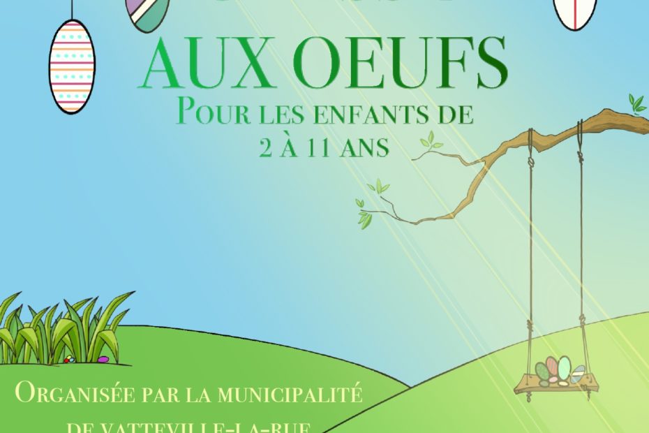 affiche chasse aux oeufs 2022